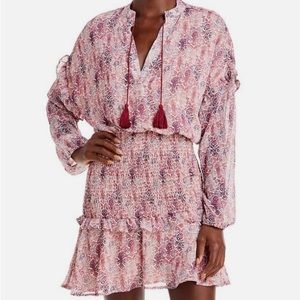 AQUA Smocked Mini Dress